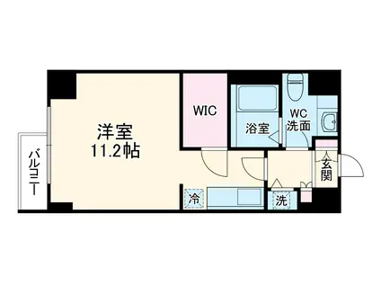 AZALEE K・2(ワンルーム/4階)の間取り写真