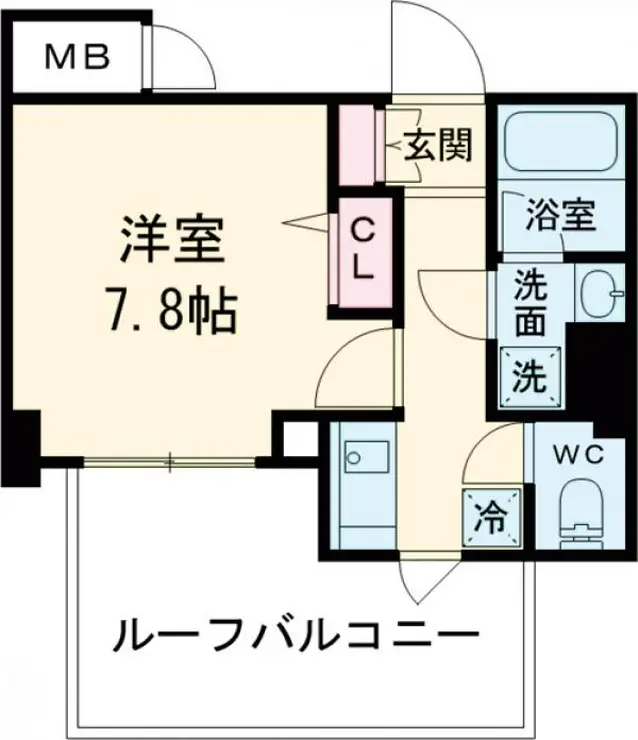 ランドステージ日暮里 10階階 間取り