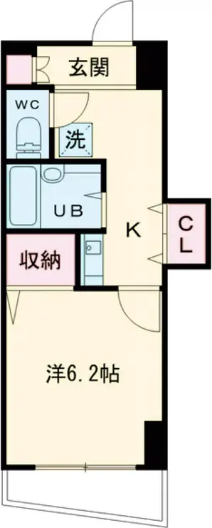 クレセントトミザワ 5階階 間取り
