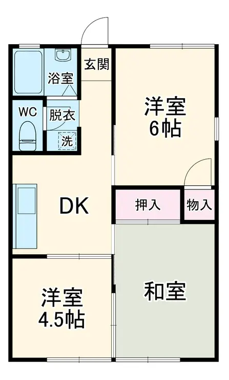 ドミールすみれ 2階階 間取り