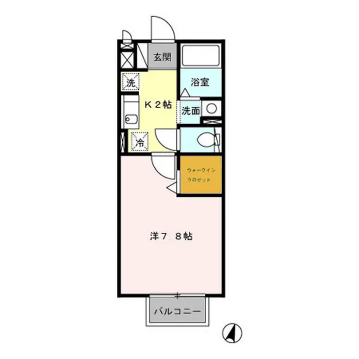 ヴェルデ 2階階 間取り