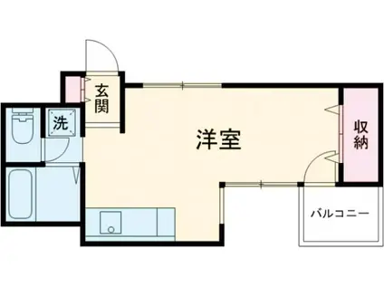 OAPエスペランサ(ワンルーム/1階)の間取り写真