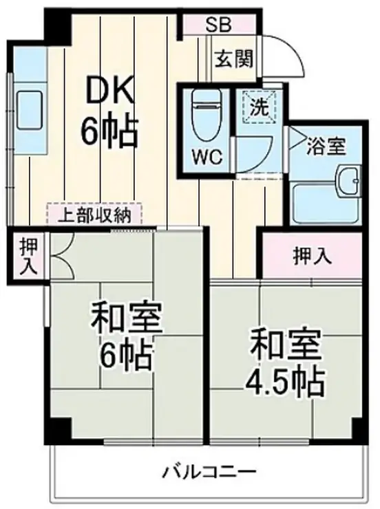グレイス八千代台 5階階 間取り