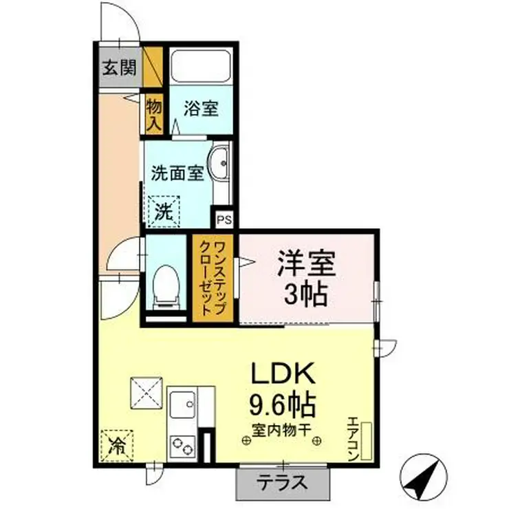 ベイリーフ 1階階 間取り