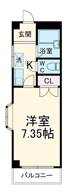 Moonshiny参番館 2階階 間取り