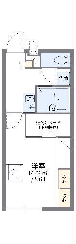 レオパレスセピアコートK(1K/2階)の間取り写真