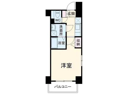 N-STAGE西船橋2(1K/2階)の間取り写真