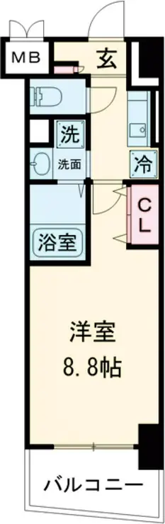 ニューボンデージ 4階階 間取り