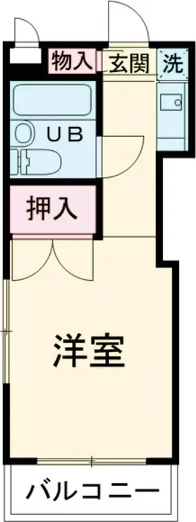 サンパレス花小金井 4階階 間取り