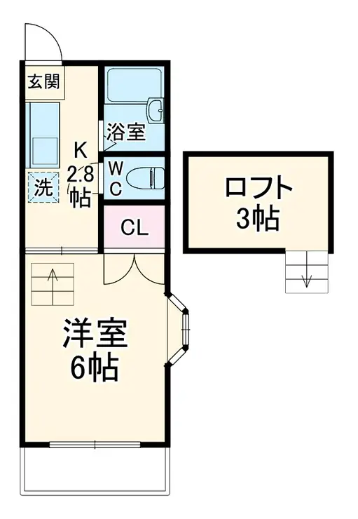 リブハウス柏B 2階階 間取り
