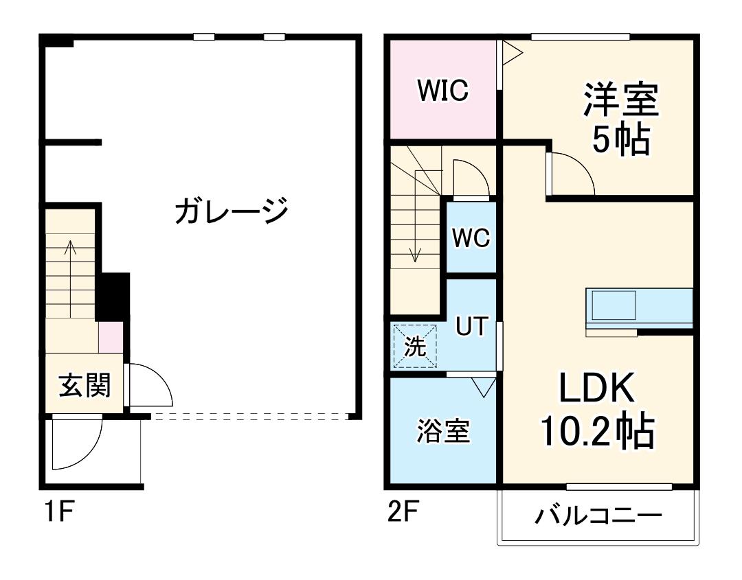 Free　stage Ⅰ(1LDK)の間取り写真