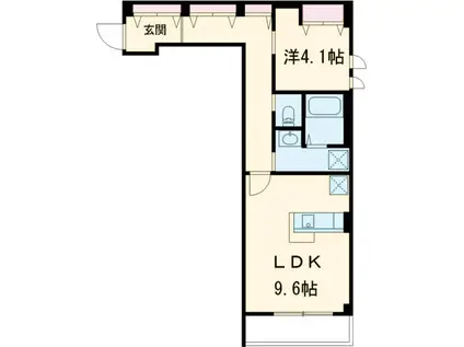 スカイガーデン上石神井(1LDK/3階)の間取り写真