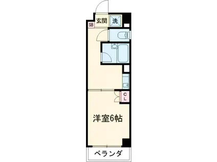 MATSUYA西葛西(1K/5階)の間取り写真