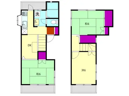ライフスペース久野(3DK)の間取り写真