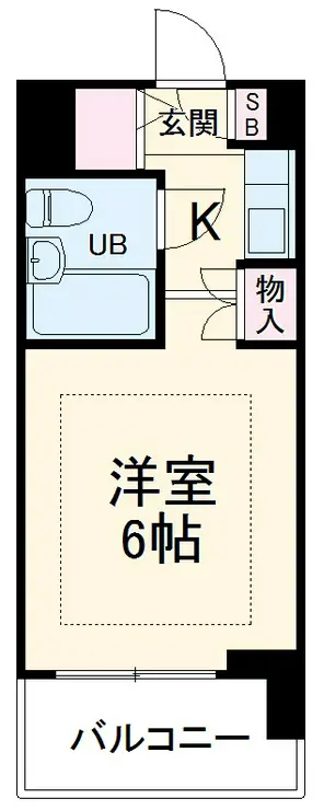 パーク・ノヴァ横浜阪東橋弐番館 3階階 間取り