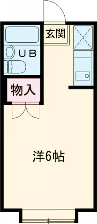 メゾン平野 3階階 間取り