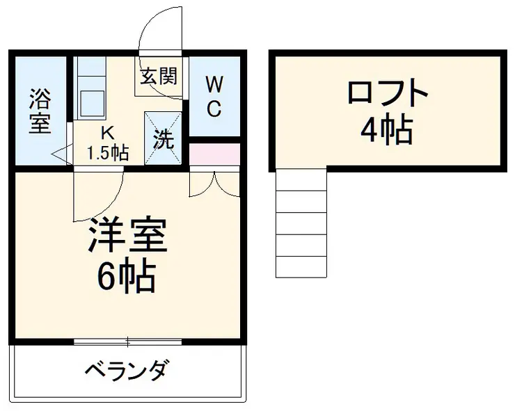 リバーサイド下田 2階階 間取り