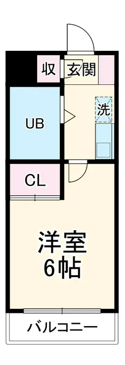 フレンドポート矢部第2 4階階 間取り