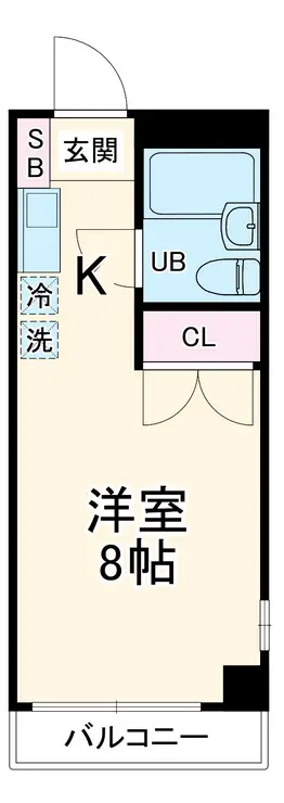 ドムール平塚 4階階 間取り