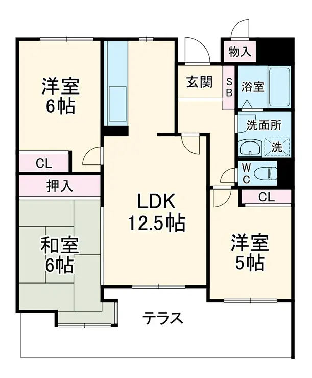 M・Sアネックス鷺沼 1階階 間取り