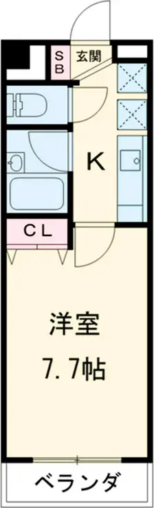 シェルズ中葛西 6階階 間取り