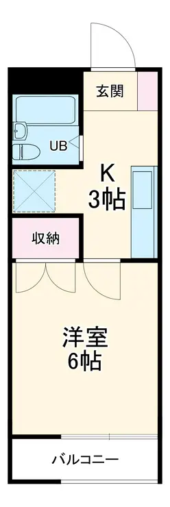 ベルス清新 3階階 間取り