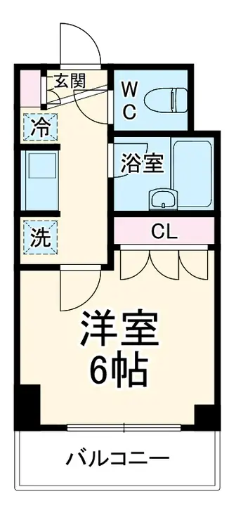 ベイステート安間 3階階 間取り