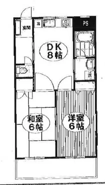 エピナール 1階階 間取り