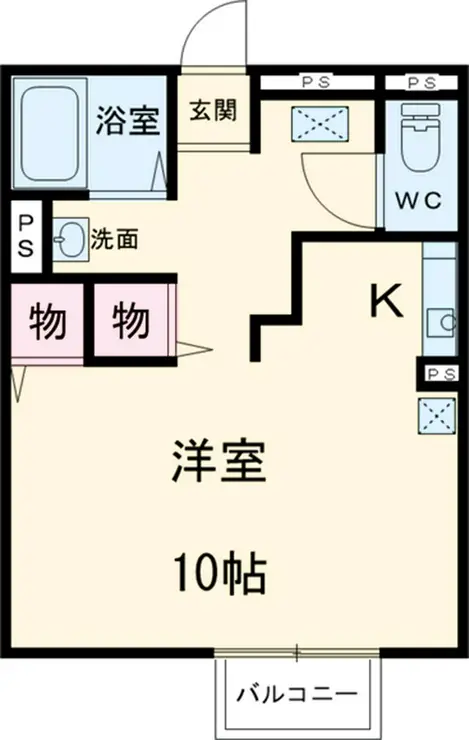 カーサベルデ 2階階 間取り