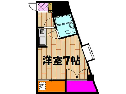 インフィニ(ワンルーム/3階)の間取り写真