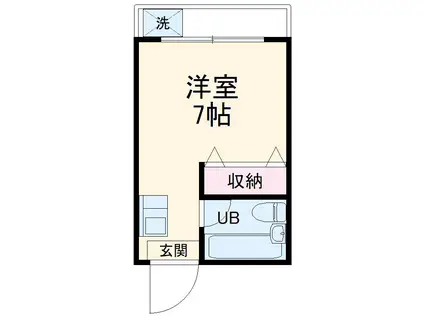 メゾン・ド・ブラン東海大学前A(ワンルーム/1階)の間取り写真