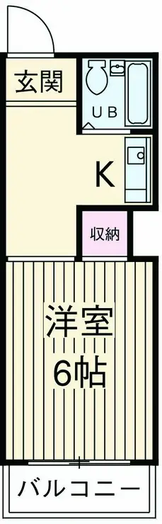 ハイツハツシカ 2階階 間取り