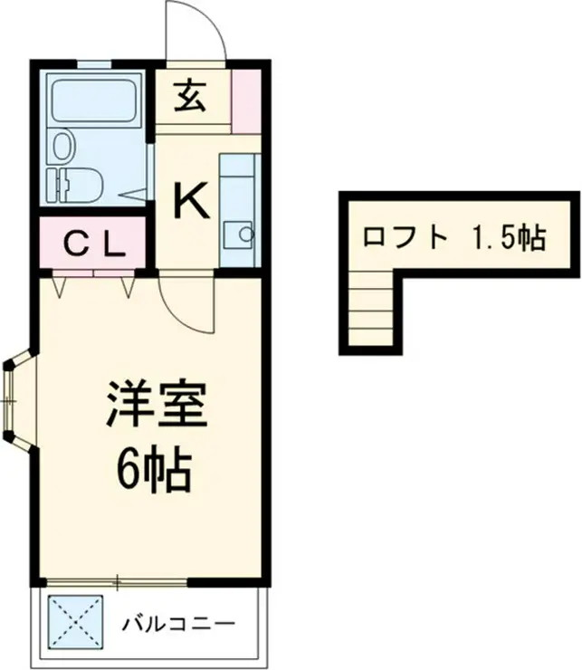 ラフォーレ錦 2階階 間取り