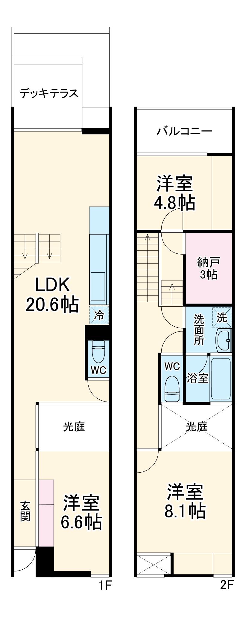 ＫＩＮＯＷＡ(3SLDK)の間取り写真