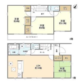 京成電鉄松戸線 五香駅 徒歩18分 2階建 築3年(4LDK)の間取り写真