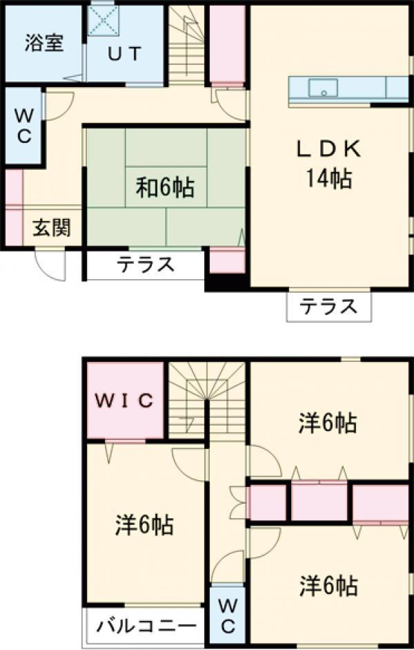 小田急電鉄小田原線 柿生駅 徒歩15分 2階建 築13年