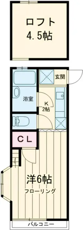 美里ハウス居村 1階階 間取り