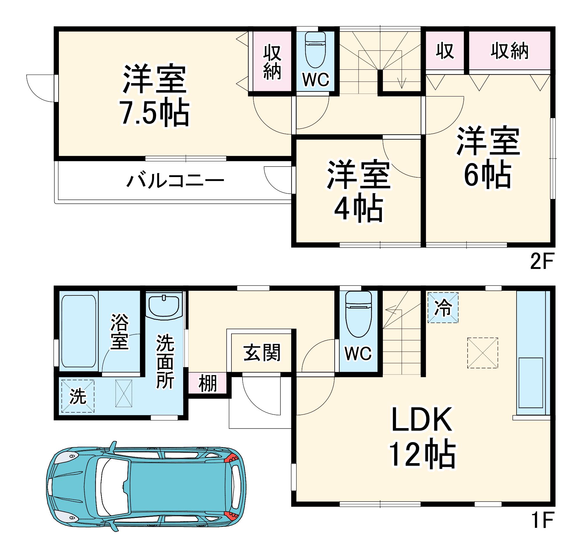 京浜東北・根岸線 南浦和駅 徒歩19分 1階建 築2年(3LDK)の間取り写真