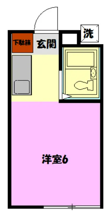 レモンホームすすきの 1階階 間取り