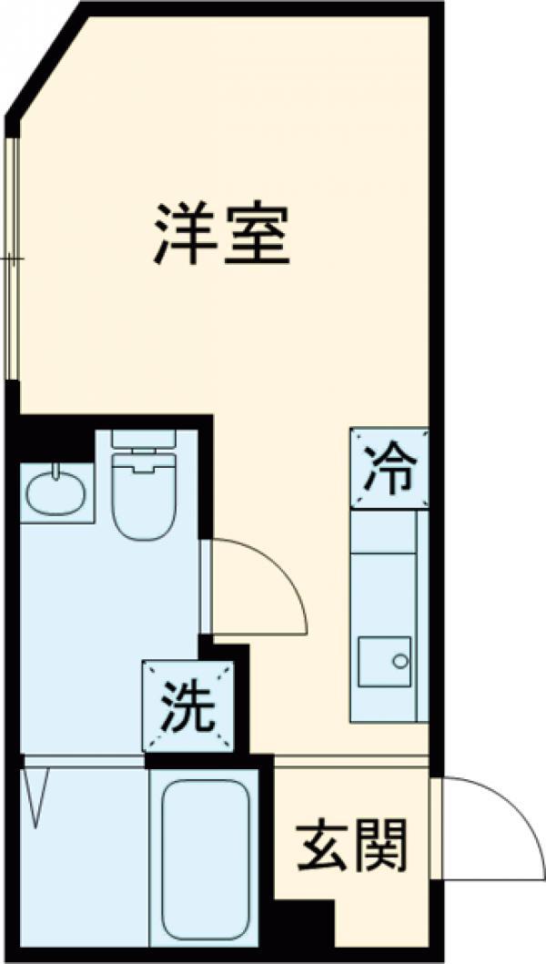 BOASORTE五反野(ワンルーム/2階)の間取り写真