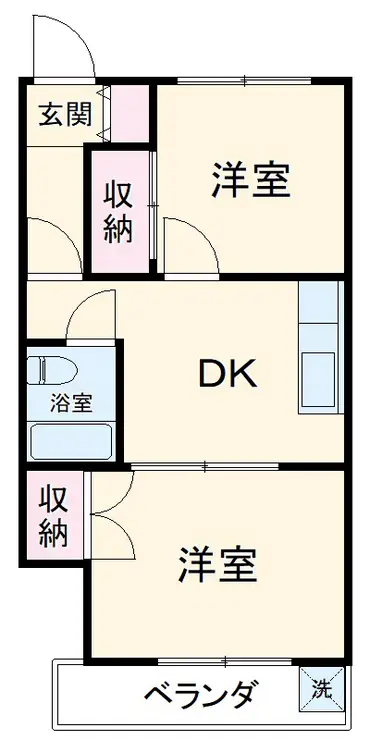 アーク林間 4階階 間取り