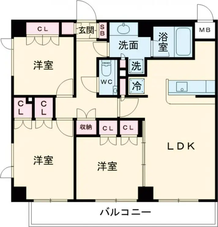 エルデンシア南大泉 2階階 間取り