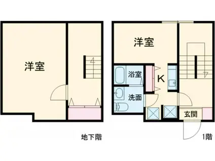 LEGALAND江古田(2K/1階)の間取り写真