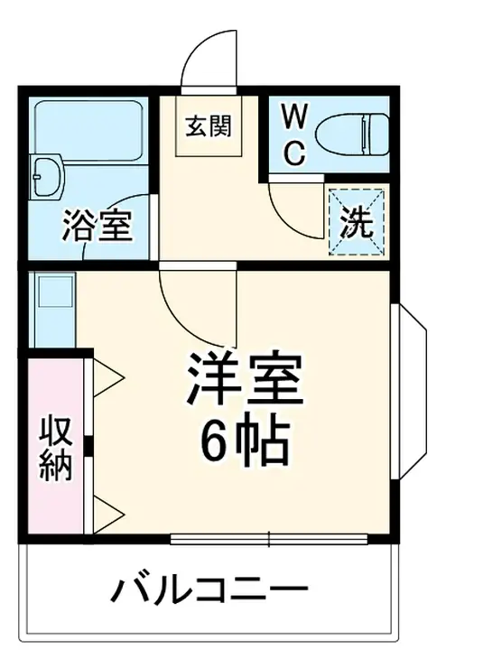 マドレーヌ南柏 2階階 間取り