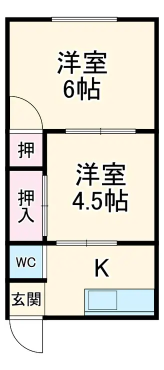 モリサワ荘 2階階 間取り