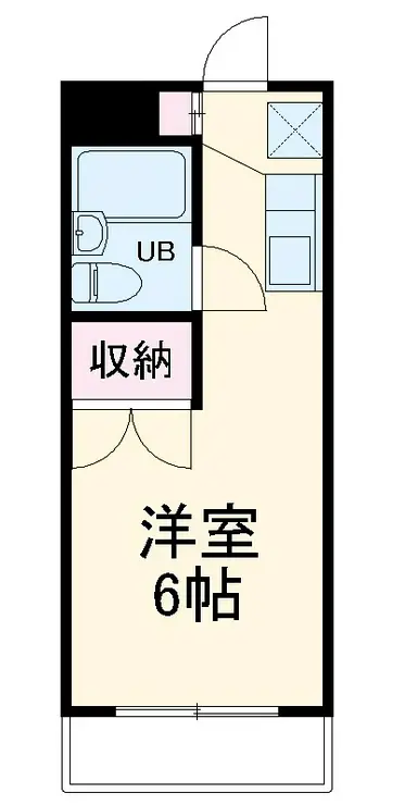 コーポ中島 3階階 間取り