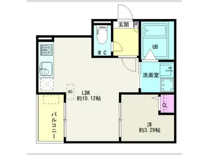 JACK DAIKOⅡ(1LDK/1階)の間取り写真