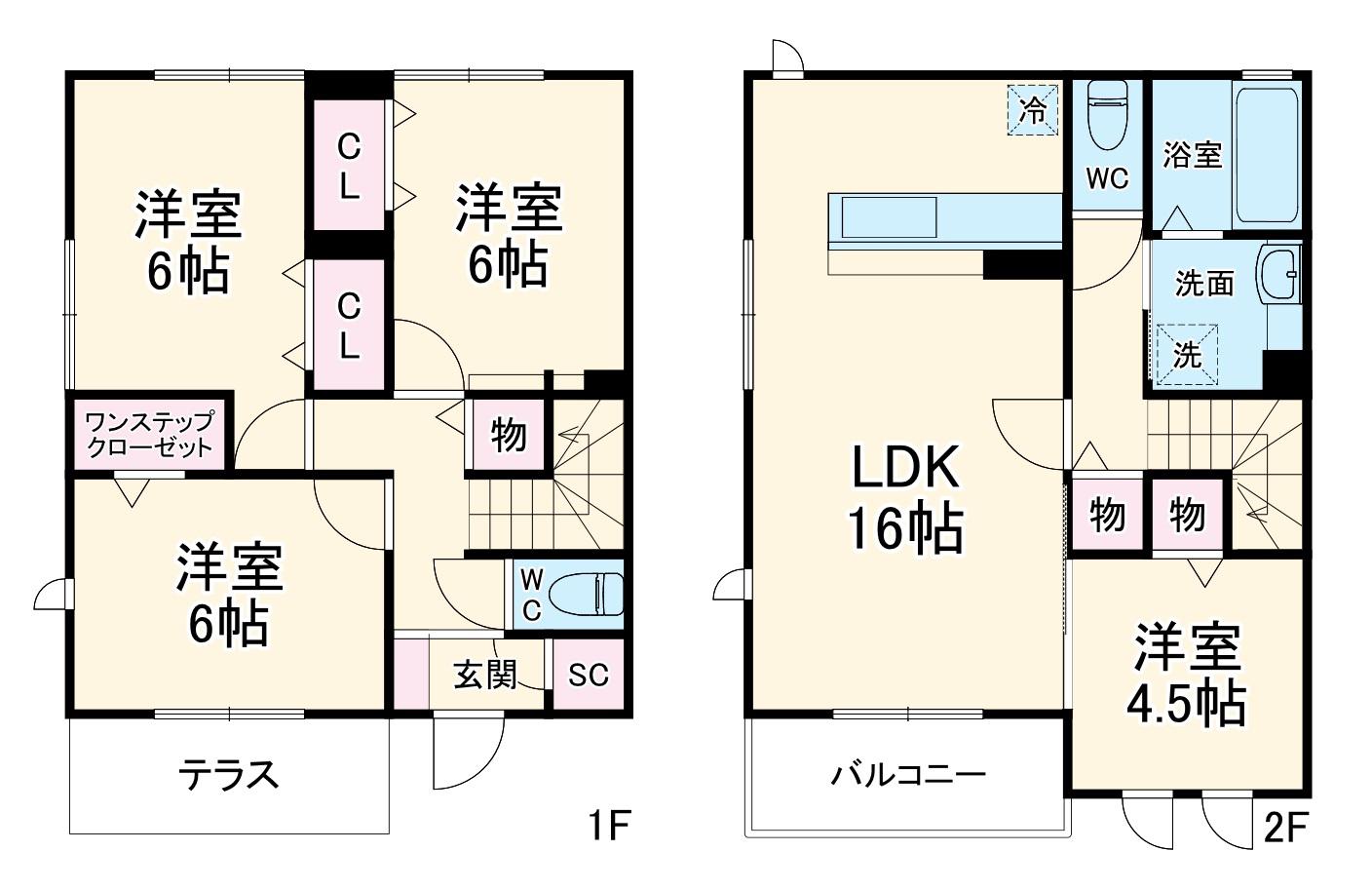 サフィール(4LDK)の間取り写真