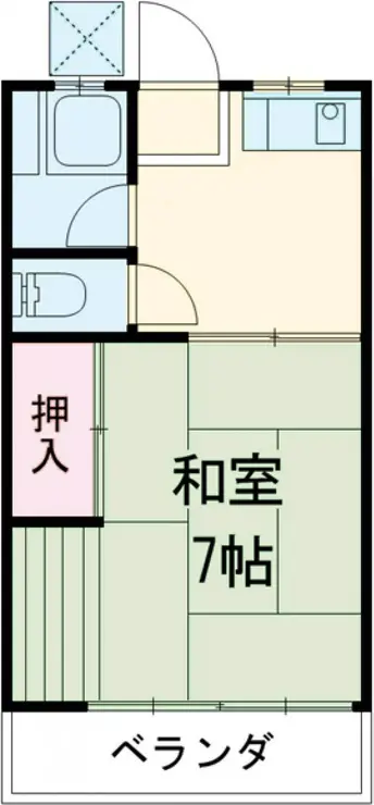 第3すみれ荘 1階階 間取り