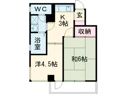 センチュリー三鷹(2K/2階)の間取り写真